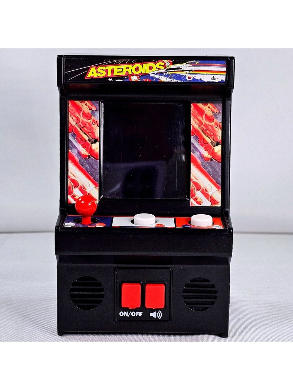 Atari Asteroids Mini Arcade Game Basic Fun Retro Handheld Electronic Tested